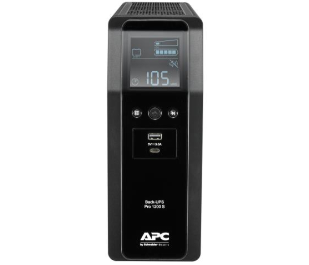 APC BR1200SI UPS Back ProBR 1200 VA/720 W 6+2xC13, AVR, LCD - 703311 - zdjęcie 2